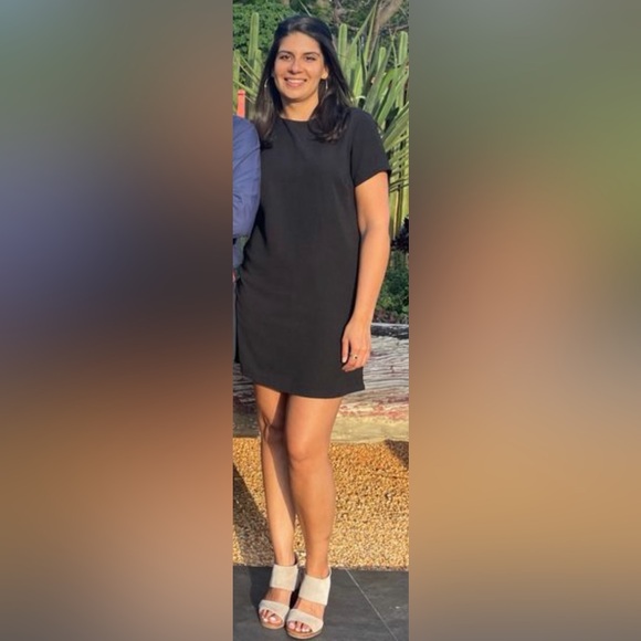 Lulus Black Shift Mini Dress (S) - Picture 6 of 7